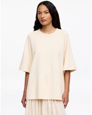 ARKET Short-Sleeve Sweatshirt - White