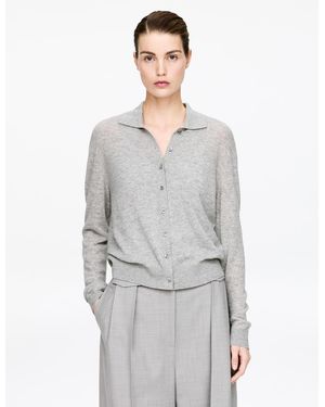 ARKET Pure Cashmere Cardigan - Grey