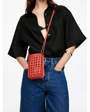 ARKET Leather Phone Case - Black