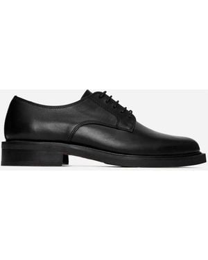 ARKET Leather Derby Shoes - Black