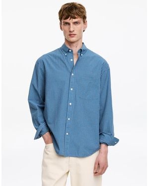 ARKET Relaxed Cotton Shirt - Blue