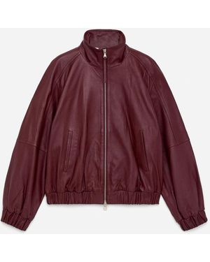 ARKET Leather Jacket - Red