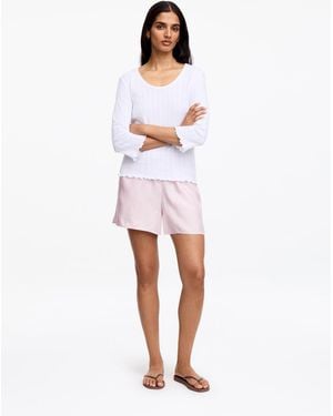ARKET Seidenshorts - Weiß