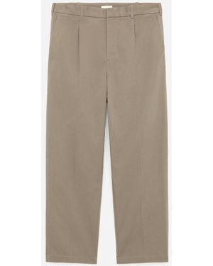 ARKET Loose Fit Cotton Trousers - Green