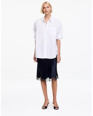 ARKET Lace-Detail Skirt - White