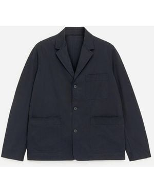 ARKET Cotton Twill Blazer - Blue
