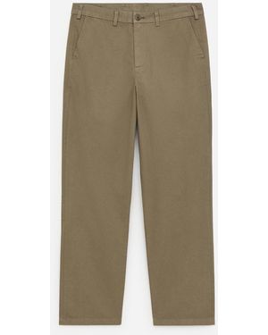 ARKET Straight Cotton Chinos - Green