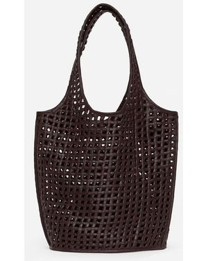 ARKET Slouchy Leather Tote - Brown
