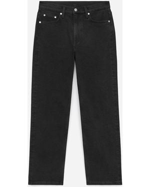 ARKET Jade Cropped Slim Jeans - Grey