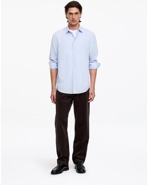 ARKET Ocean Loose Straight Corduroy Trousers - White