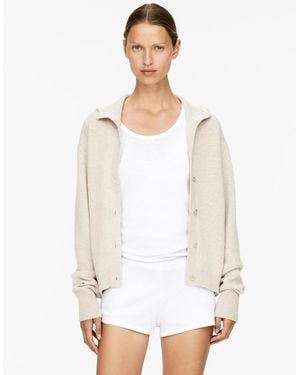 ARKET Sheer Cotton Mini Shorts - White