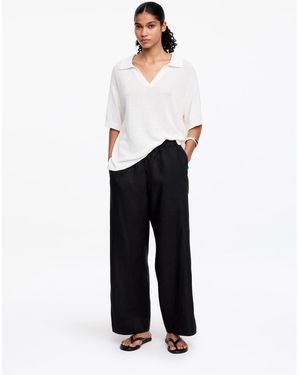 ARKET Linen Trousers - Black