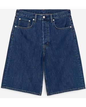 ARKET Long Denim Shorts - Blue