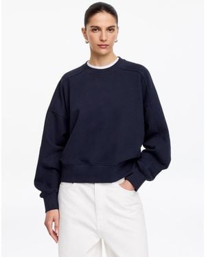 ARKET Terry Cotton Sweatshirt - Blue