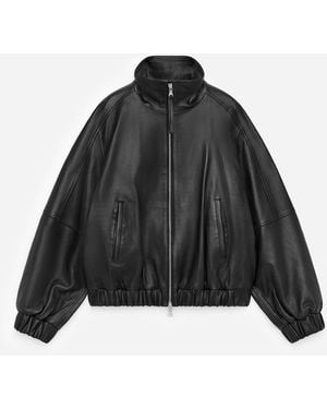 ARKET Leather Jacket - Black