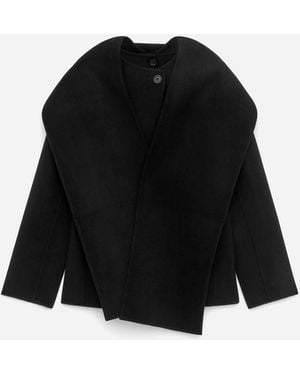 ARKET Doublé Wool-Blend Blazer - Black