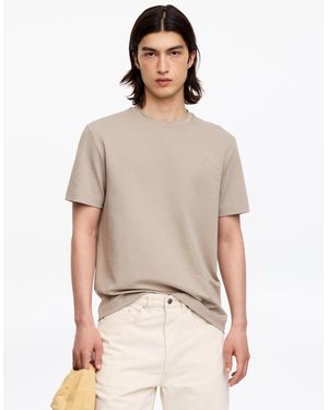 ARKET Interlock Regular T-Shirt - Natural