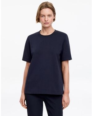 ARKET Signature Constructed T-Shirt - Blue