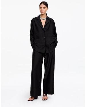 ARKET Tailored Shirt Blazer - Black