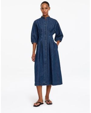 ARKET Cotton Denim Dress - Blue