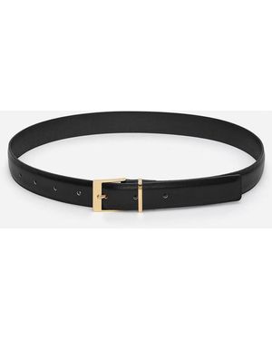 ARKET Leather Belt - Black