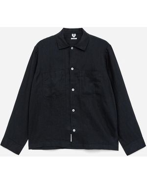 ARKET Relaxed Linen Shirt - Blue