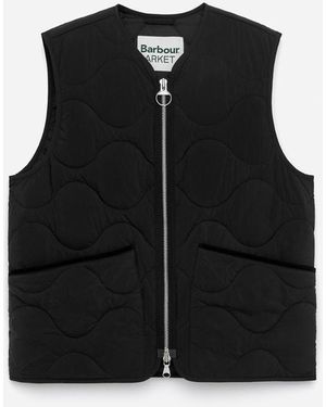 ARKET And Barbour Quilted Vest - Black