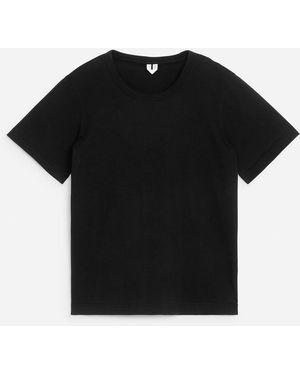 ARKET Cotton T-Shirt - Black