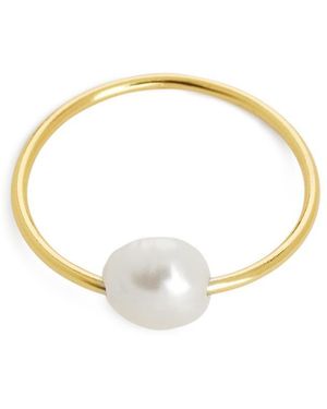 ARKET Gold-plated Pinkie Ring - Metallic