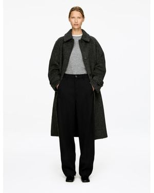 ARKET Barrel-Leg Trousers - Black