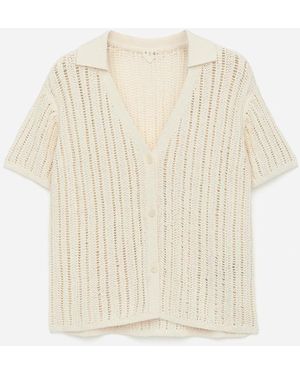 ARKET Open-Knit Top - White
