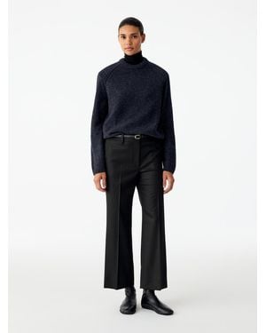 ARKET Tailored Ankle-Length Trousers - Blue