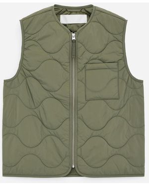 ARKET Quilted Liner Vest - White