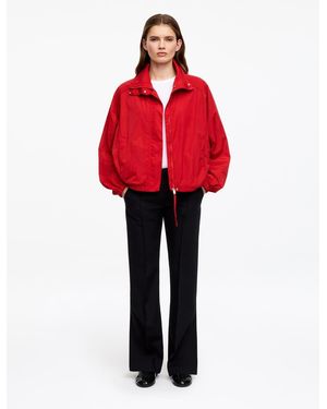 ARKET Funnel-Neck Nylon Jacket - Red