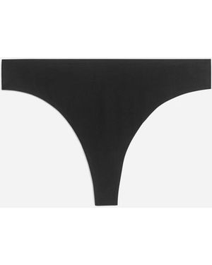 ARKET Nahtloser Tanga - Schwarz