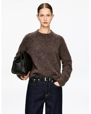 ARKET Alpaca-Wool Blend Jumper - Brown