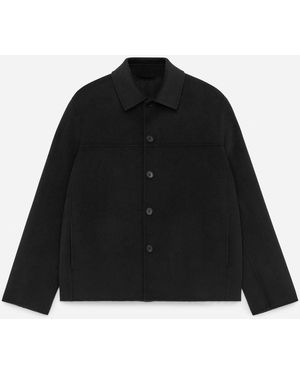 ARKET Double-Face Wool-Blend Jacket - Black