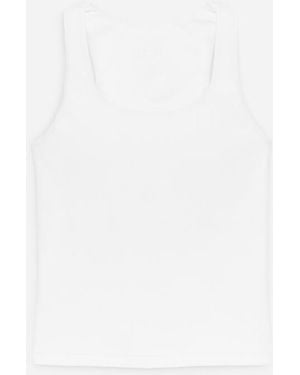 ARKET Square-Neck Tank Top - White