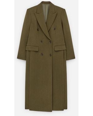 ARKET Tailored Wool-Blend Coat - Green