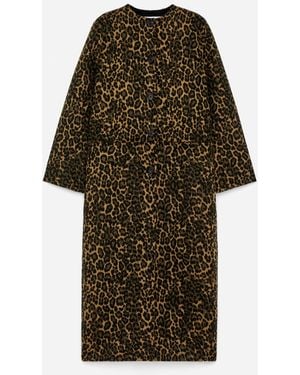 ARKET Doublé Wool-Blend Coat - Green