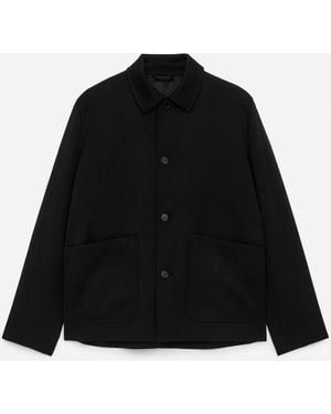 ARKET Wool-Cotton Jacket - Black