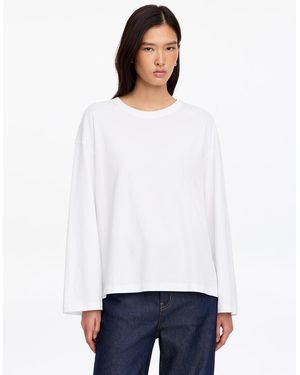 ARKET Relaxed Long-Sleeve T-Shirt - White