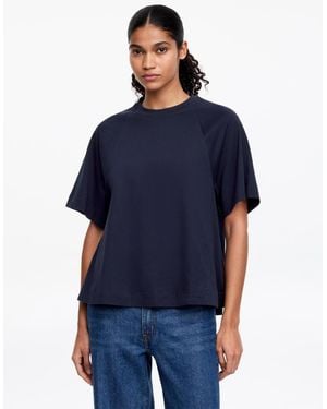 ARKET A-Line Cotton T-Shirt - Blue