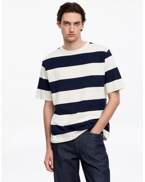 ARKET Relaxed Cotton T-Shirt - Blue