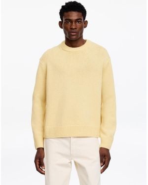 ARKET Heavy Knit Wool Jumper - Natural