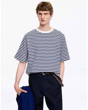 ARKET Relaxed Cotton T-Shirt - Blue
