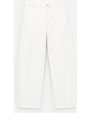 ARKET Tailored Denim Trousers - White