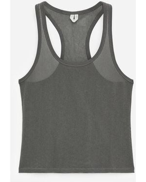 ARKET Mesh Tank Top - Grey