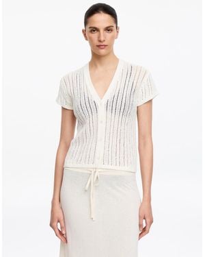 ARKET Crochet Cardigan - White