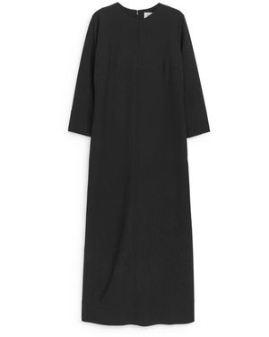 ARKET Penny Martin And Maxi Wool Dress - Black